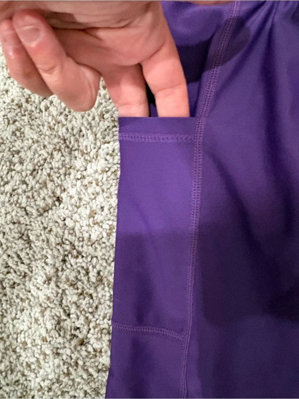 4T Swim Rashguard Pants in Purple 50 proof
